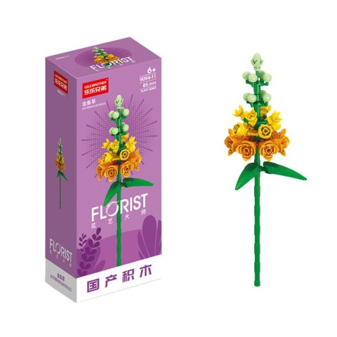 LEAN TOYS Klocki Konstrukcyjne Pojedynczy Kwiat Dekoracyjny 56-245 el.