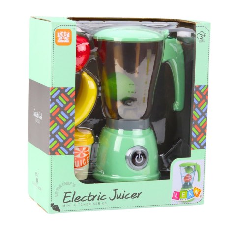 LEAN Toys Blender Elektryczny Dla Dzieci Owoce Kubek Światła Dźwięki Zielony