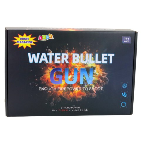 LEAN Toys Karabin AK Na Kulki Wodne Hydrożelowe Celownik Akcesoria Okulary 96cm