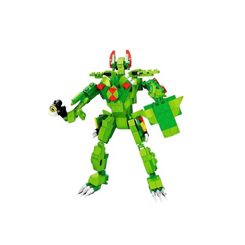 LEAN Toys Klocki Konstrukcyjne Dinozaur Dilophosaurus Zielony 269 el.