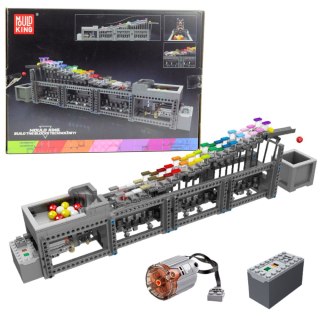 LEAN Toys Klocki Konstrukcyjne Tor Na Kulki Z Silnikiem Elektrycznym 1038 el.