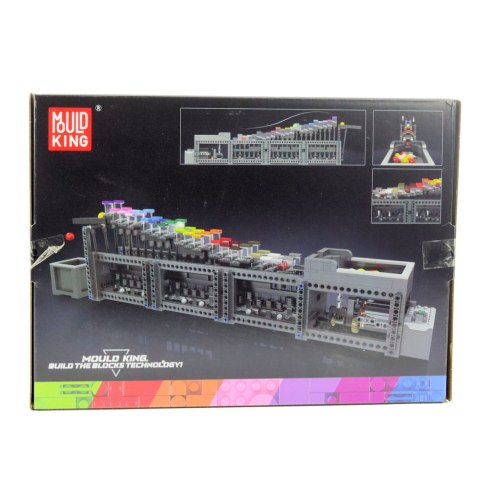 LEAN Toys Klocki Konstrukcyjne Tor Na Kulki Z Silnikiem Elektrycznym 1038 el.