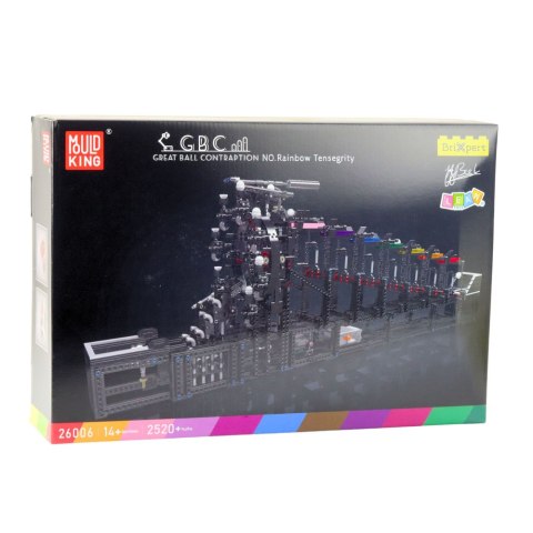 LEAN Toys Klocki Konstrukcyjne Tor Na Kulki Z Silnikiem Elektrycznym 2520 el.