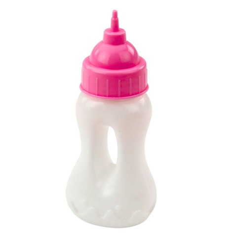 LEAN Toys Lalka Bobas Z Butelką Do Karmienia Różowe Ubranko Dźwięki 30cm