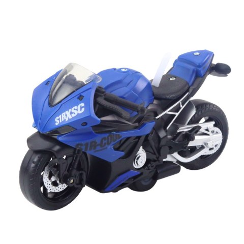 LEAN Toys Motocykl Wyścigowy Sportowy Z Napędem Światła Dźwięki Mix