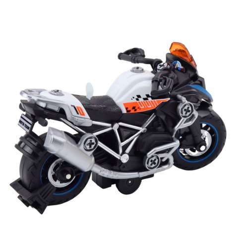 LEAN Toys Motor Wyścigowy Do Skręcania Rozkręcania DIY Światła Dźwięki Czarny