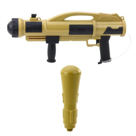 LEAN Toys Pistolet Broń Na Wodę Bazooka Z Pompą 73 cm Beżowa 1100ml