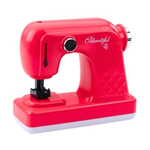 LEAN Toys Zabawkowa Maszyna Do Szycia Z Myszką Dla Dzieci Światła Różowa