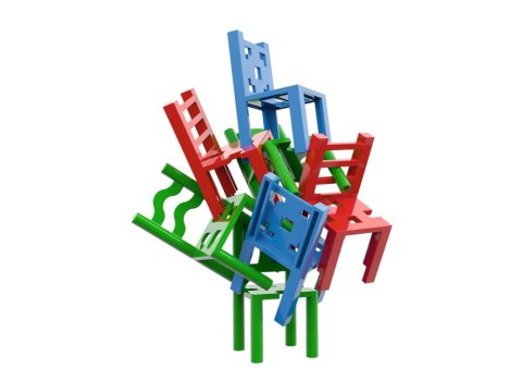 Trefl Gry Gra zręcznościowa Mistakos Walka o stołki Trefl 02075