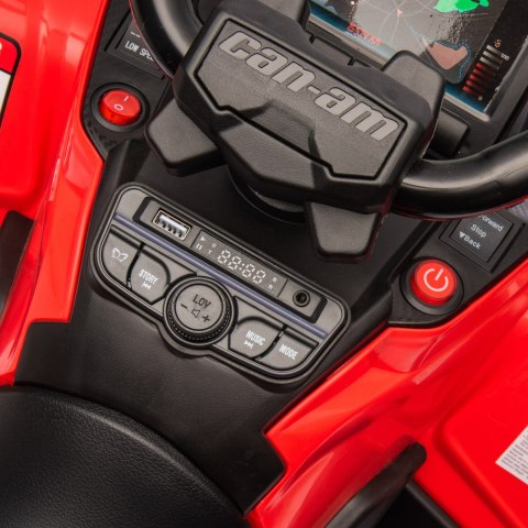 LEAN CARS Quad Can Am Outlander 4x4 DK-CA005 Czerwony