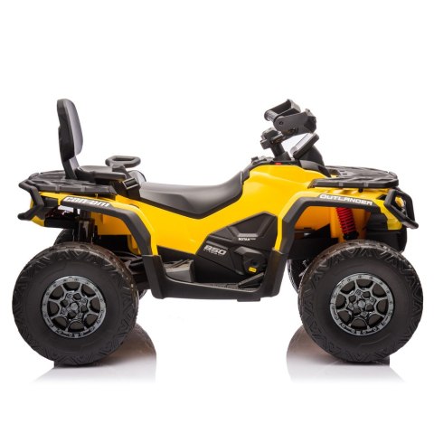 LEAN CARS Quad Can Am Outlander 4x4 DK-CA005 Żółty