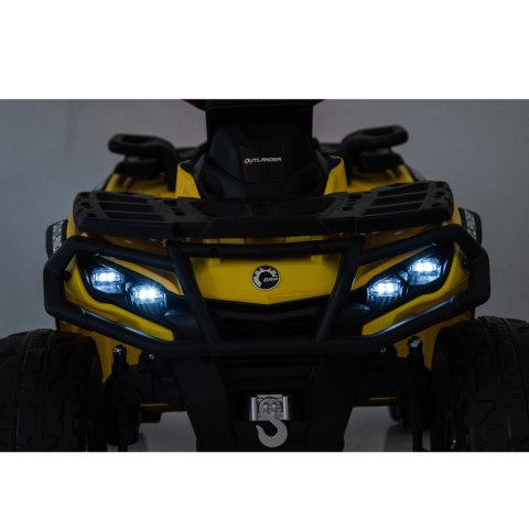 LEAN CARS Quad Can Am Outlander 4x4 DK-CA005 Żółty