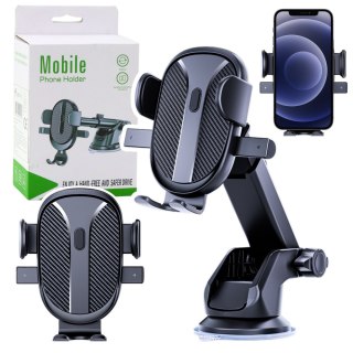 LEAN Mocny Uchwyt Samochodowy Na Szybę Kokpit Kratki Czarny