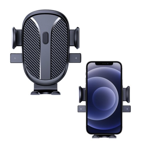 LEAN Mocny Uchwyt Samochodowy Na Szybę Kokpit Kratki Czarny