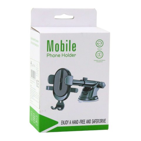 LEAN Mocny Uchwyt Samochodowy Na Szybę Kokpit Kratki Czarny