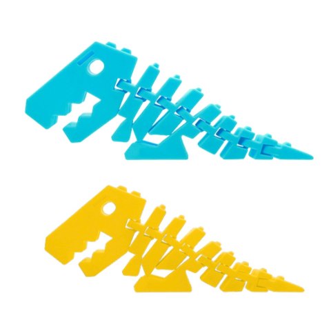 LEAN TOYS Dinozaur Puzzle Fidget 3D Układanka Elastyczny Do Wyginania Mix
