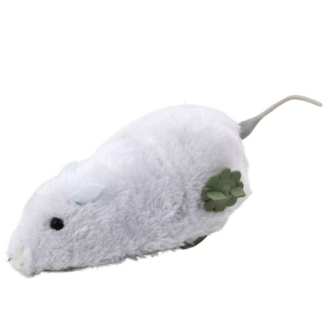 LEAN TOYS Nakręcana Mysz Futrzana Jeżdżąca Interaktywna Mix