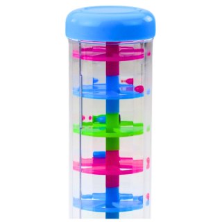 LEAN TOYS Tuba Sensoryczna Deszczownica Grzechotka Kolorowe Kulki 20cm