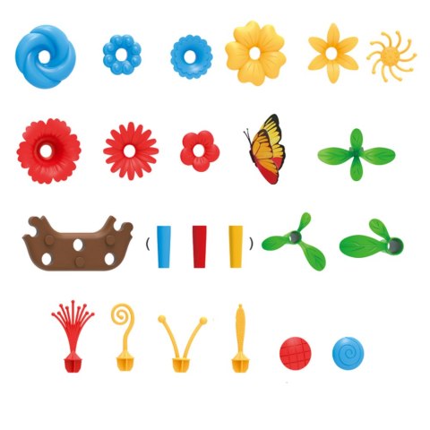 LEAN Toys Klocki Konstrukcyjne Ogród Kwiatowy DIY 148 Elementów