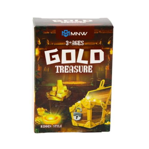 LEAN Toys Zestaw Kreatywny Wykopaliska Złota Pudełko Niespodzianka