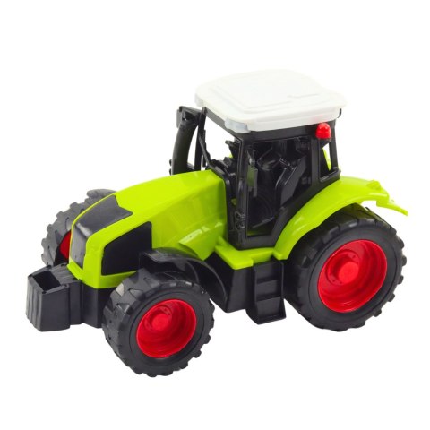 LEAN Toys Zestaw Traktor Ciągnik Prasa Rolnicza Do Belowania Siana Zielony
