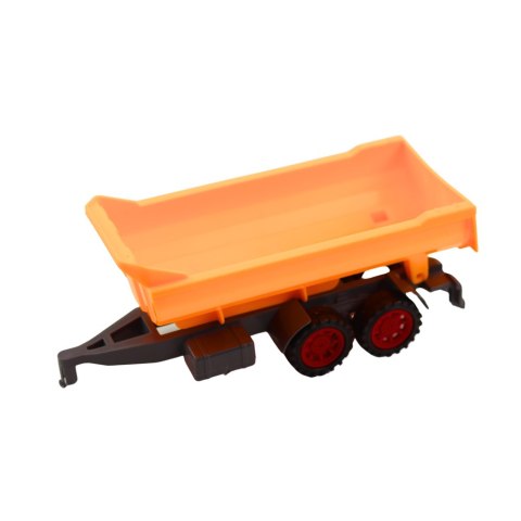 LEAN Toys Zestaw Traktor Rolniczy Przyczepa Wywrotka Wóz Paszowy