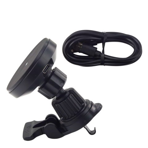 LEAN Uchwyt Samochodowy Magnetyczny Z Ładowarką Indukcyjną 15W