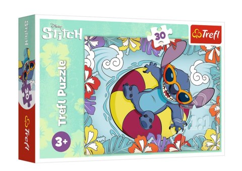 Trefl Puzzle Puzzle - 30 - Lilo i Stitch na wakacjach - Trefl 18305