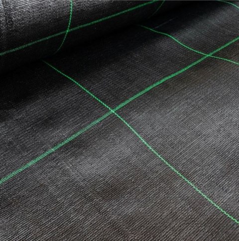 LEAN Agrotkanina Czarna 100 cm x50m UV 70g Antychwastowa Agrowłóknina + Kotwy