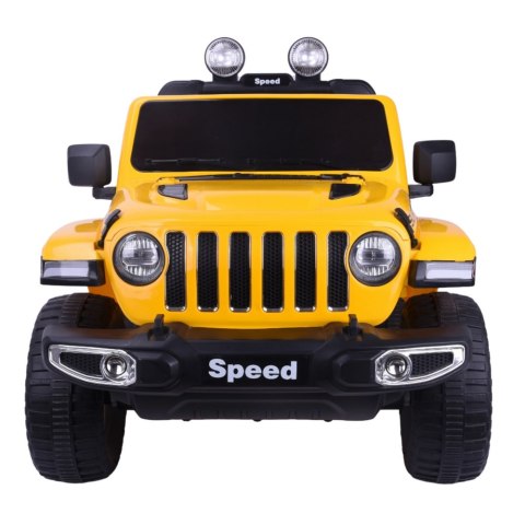 LEAN CARS Pojazd Na Akumulator FT-938 Żółty Lakierowany 4x4