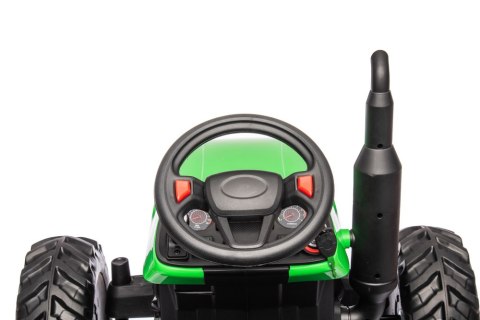 LEAN CARS Traktor Na Akumulator HC-306 Z Przyczepą Jasno Zielony 24V