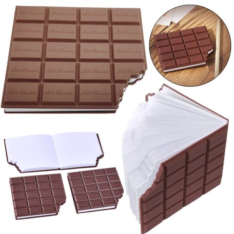 LEAN Notatnik Szkolny Biurowy Czekolada Bezliniowy Pachnący Brązowy