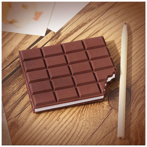 LEAN Notatnik Szkolny Biurowy Czekolada Bezliniowy Pachnący Brązowy