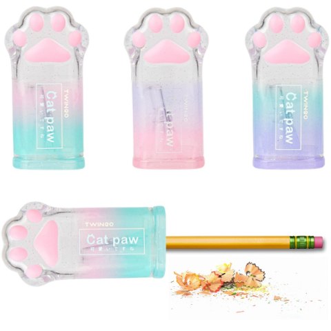 LEAN Temperówka Strugaczka Łapka Kotka Do Cienkich Kredek