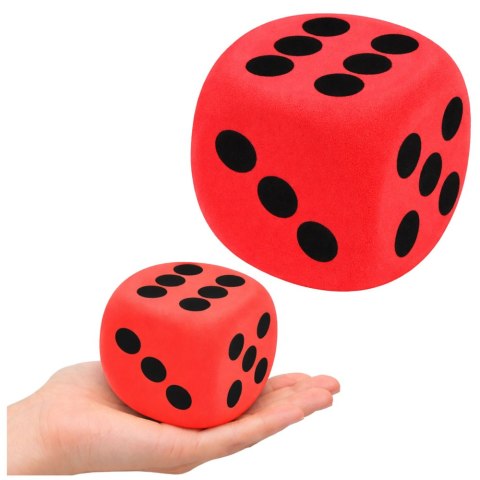 LEAN Toys Duża Kość Piankowa Do Gry Zabawy Edukacyjna Mix 8 cm