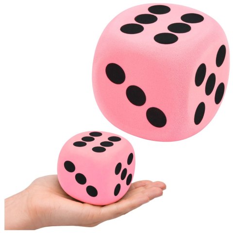 LEAN Toys Duża Kość Piankowa Do Gry Zabawy Edukacyjna Mix 8 cm