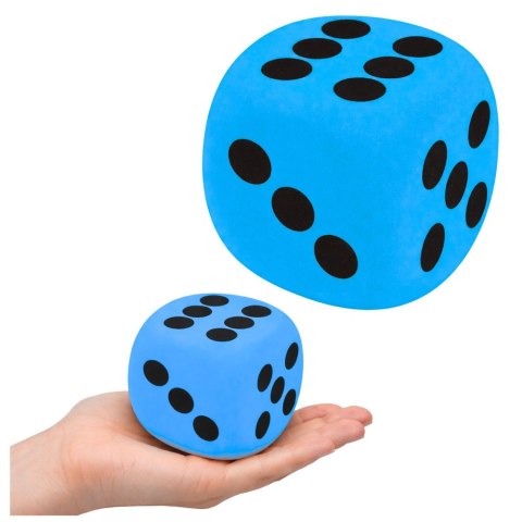 LEAN Toys Duża Kość Piankowa Do Gry Zabawy Edukacyjna Mix 8 cm