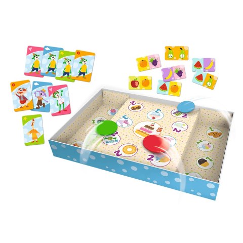 Trefl Gry Gra rodzinna Rodzina Treflików 3w1 Domino Pchełki Kuku Trefliki Trefl 01921