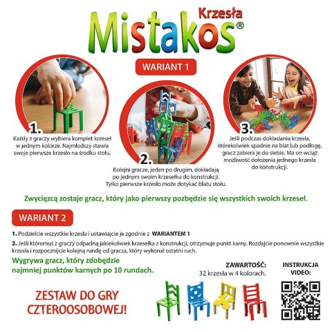 Trefl Gry Gra zręcznościowa Krzesła MISTAKOS TREFL 02074