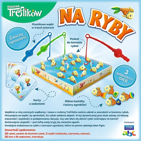 Trefl Gry Gra zręcznościowa Na Ryby Rodzina Treflików Trefl 01963