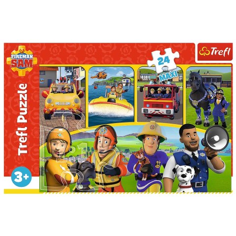 Trefl Puzzle Puzzle - 24 Maxi - Strażak Sam i przyjaciele - Trefl 14356