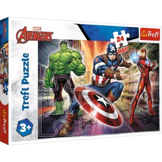 Trefl Puzzle Puzzle - 24 Maxi - W świecie Avengersów - Trefl 14321
