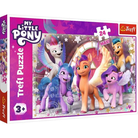 Trefl Puzzle Puzzle - 24 Maxi - Wesoły dzień kucyków - My Little Pony - Trefl 14355