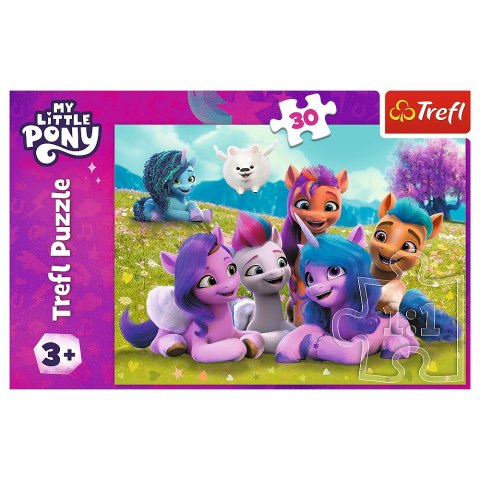 Trefl Puzzle Puzzle - 30 - Przyjacielskie Koniki Pony - My Little Pony - Trefl 18299