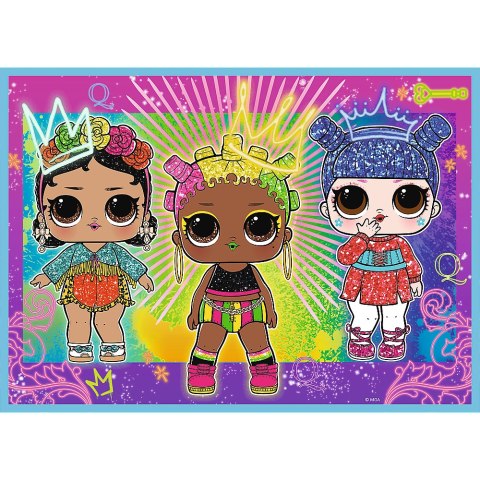 Trefl Puzzle Puzzle - 4w1 (35, 48, 54, 70) - Poznaj laleczki - LOL Surprise! - Trefl 34613