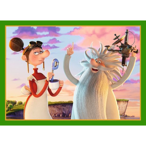 Trefl Puzzle Puzzle - 4w1 (35, 48, 54, 70) - Świat Smoka Diplodoka - Trefl 34663