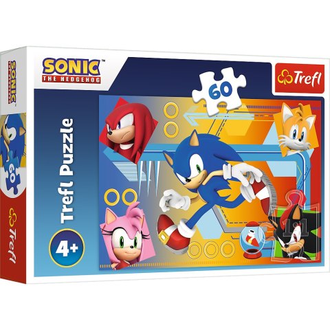 Trefl Puzzle Puzzle - 60 - Sonic w akcji - Trefl 17387