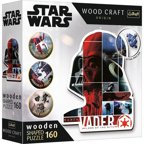 Trefl Puzzle Puzzle drewniane - 160 - Gwiezdne wojny - STAR WARS - Darth Vader - Trefl 20190