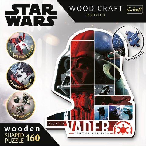 Trefl Puzzle Puzzle drewniane - 160 - Gwiezdne wojny - STAR WARS - Darth Vader - Trefl 20190