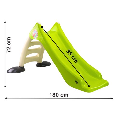 Dorex Zjeżdżalnia Ogrodowa dla Dzieci 424 Limonkowa
